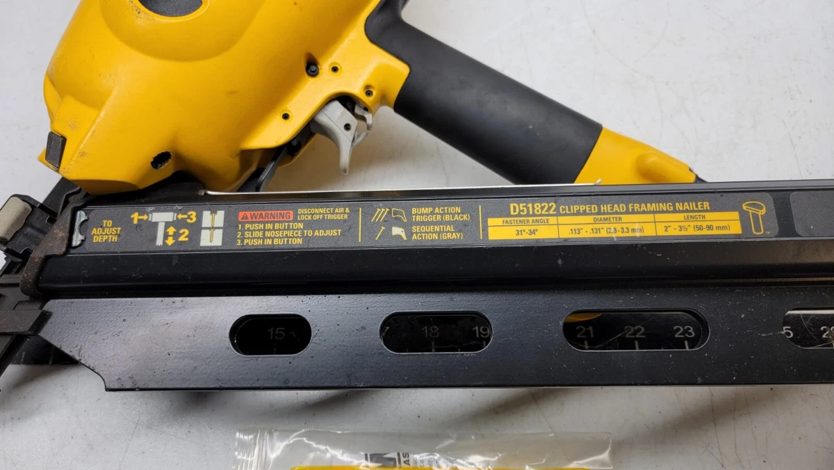 Dewalt d51822 framing nailer deals