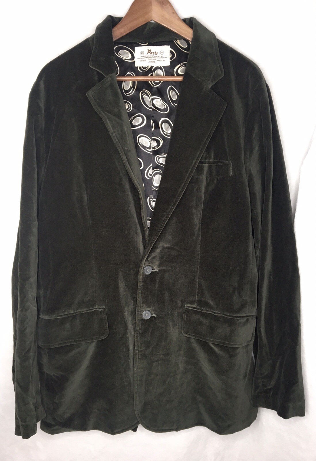 Parts Suede Jacket by Machine Clothing Co. RN0101199 Men’s Size L Green