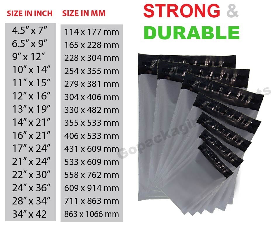 50 Buste Postali In Plastica EBay Autosigillanti 250mm X 345mm - Packaging Originale - Foto 4