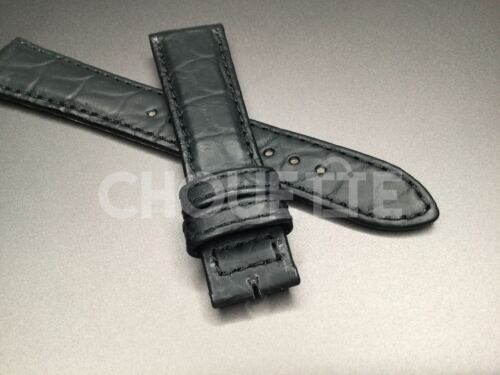 Correa de cuero de cocodrilo negro mate Grand Seiko SBGW031, SBGW231 19 mm C002012J9 - Imagen 3 de 8