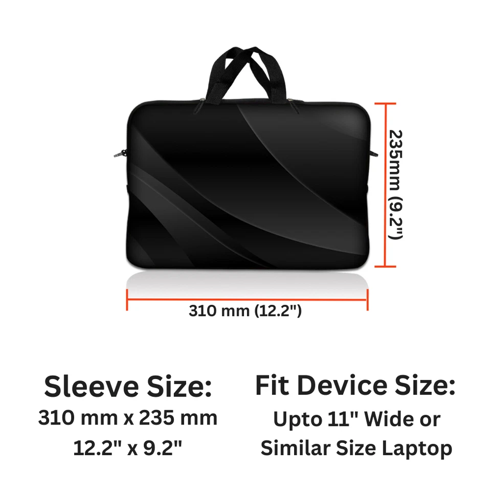 Funda para portátil con asa y correa Asus HP Dell Apple Chromebook 11.6" 11" 12 Foto 4 de 4