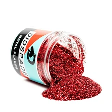 Roulette Red 0.015 Metal Flake - Solvent Resistant Glitter - Car Paint / Epoxy