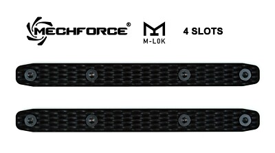 Mechforce G10 Scale Hand Grip Panel for MLok Rail Cover, 4 Slot