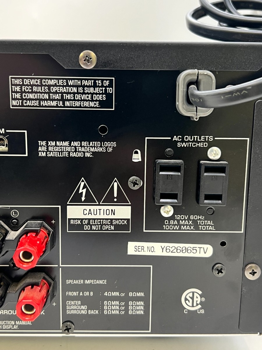 CLASSIC YAMAHA RX-V457 A/V *Natural Sound Receiver ~ 350Watts | eBay