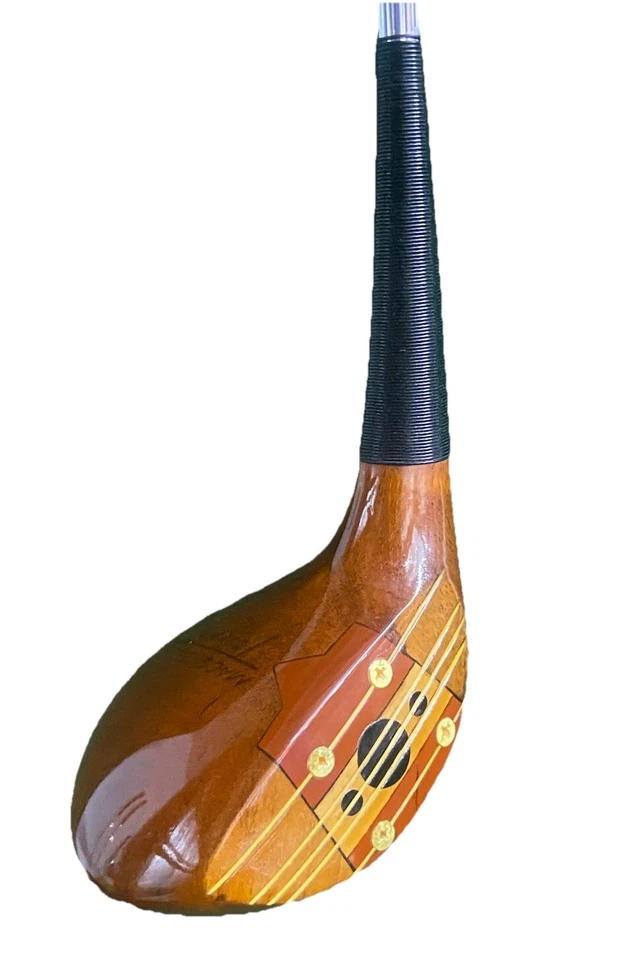MacGregor Tourney Velocitized PT3W Persimmon '58 3 Wood S400 Steel RH Refurb +HC - Image 2 of 4