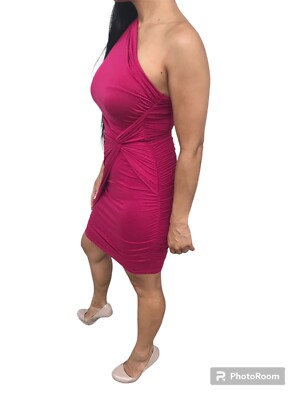 tart one shoulder dress Tart Women's One-shoulder Bodycon Dress, Pink, Size XS
