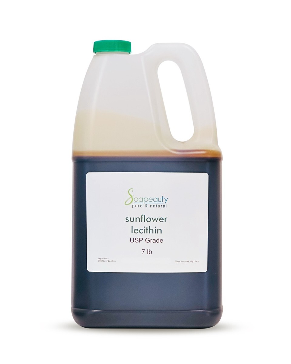 Sunflower Lecithin USP Grade – Unbleached, 100% Pure Natural Fluid, 2 Oz Bottle