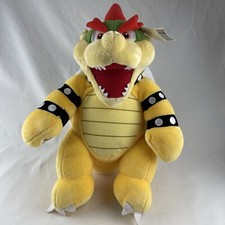 Build a Bear Bowser King Koopa Nintendo Super Mario Bros 2018 Plush No Sound BAB