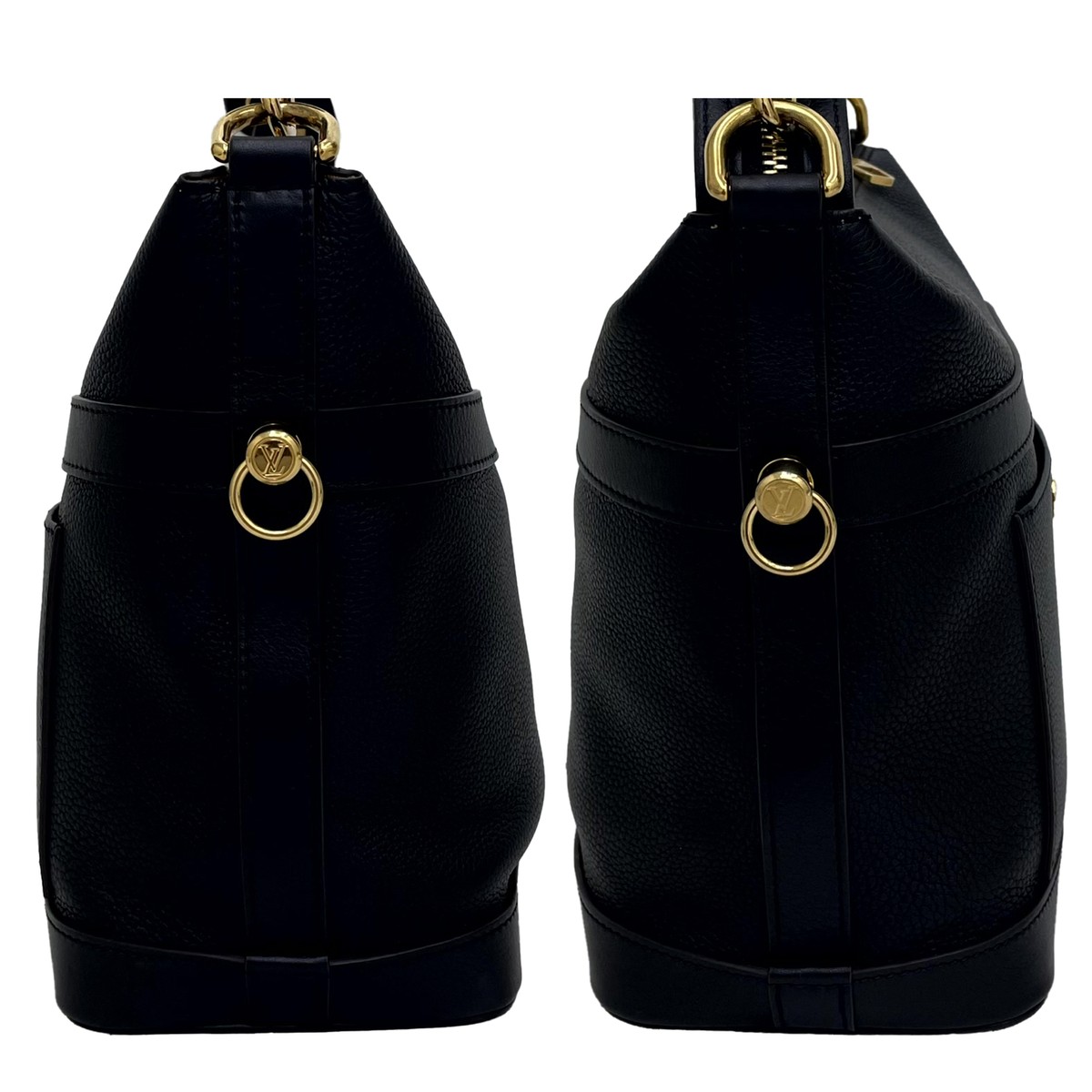 VUITTON バッグ AUTH LOUIS VUITTON M57934 CRUISER PM BLACK SHOULDER BAG