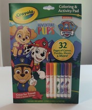 Crayola Paw Patrol Adventure Pups Coloring And Activity Pad