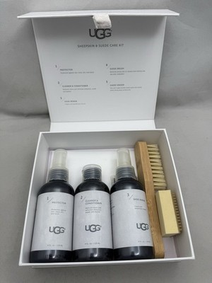 UGG Sheepskin Suede Care Kit Shoe Cleaner Boot Conditioner Brush Protector Renew