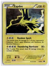 Pokemon TCG Zapdos 41/99 Next Destinies Holo Rare MP on eBay