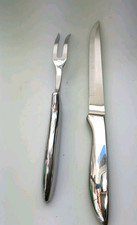 Vintage Messer und Gabel Schneid Essbesteck Edelstahl TOP