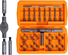 42 in 1 Magnetic Screwdriver, Screwdriver Set, Multi Bit Ratcheting Screwdriver 