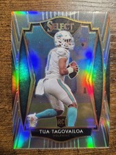 2020 Panini Select - Premier Level Tua Tagovailoa #145 Silver Prizm (RC)