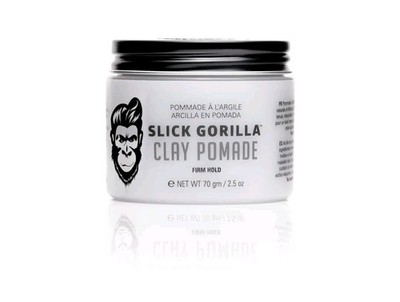 Slick Gorilla Clay Pomade for Men | 2.5 oz (75 ml) | Firm Hold Hair Exp 12/25
