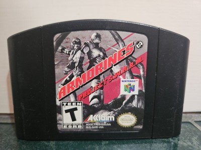 Armorines: Project S.W.A.R.M. Nintendo 64, 1999 Vintage Authentic Free Shipping