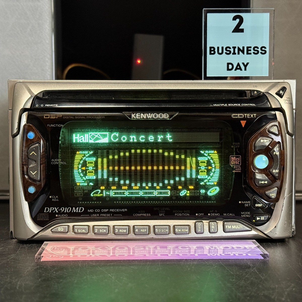 Kenwood DPX-910MD Double Din Dsp Not Turning On Read Description