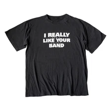 Vintage Sik World Shirt Men XL Black Graphic Band Slogan Tee 2001 Punk Grunge 🔥