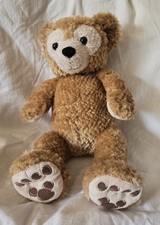 Disney Parks Duffy Hidden Mickey Tan Bear 16" Plush The Disney Bear