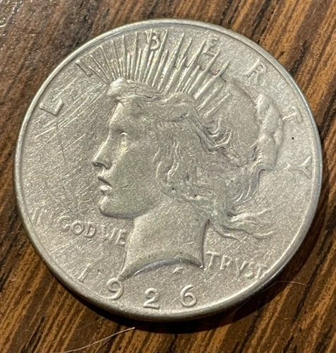 ESTATE FIND good looking coin 1926 S Peace Silver Dollar 90% San Francisco Mint
