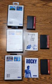 Sega Master System & Controls, Light Phasers, Cords, 3D Glasses, & Games -Tested