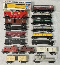 Lionel O Gauge Rolling Stock Lot Of 17 Caboose Hoppers Tankers