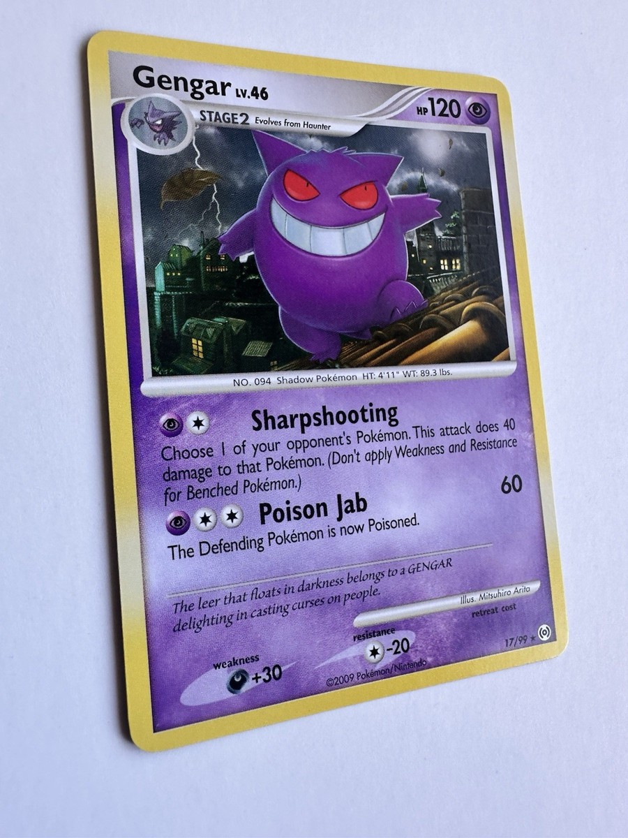 Pokémon TCG Gengar Lv. 46 17/99 Platinum Arceus Regular Rare