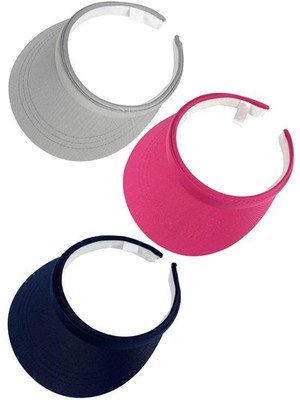 3 Pack Visor Hat Women Men Sports Golf Beach Cap Adjustable Clip On Sun Visor...