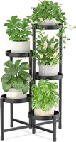PflanzenstäNder BlumenstäNder Metall 5 Etagen Schwarz Blumentreppe Deko
