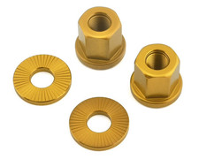 2 Ecrous de roue 3/8" SHADOW Bmx Axle Nuts Or