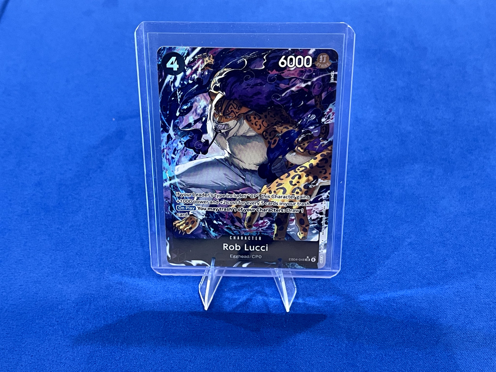 Rob Lucci SR Alt Art EB04-048 | OP15-EB04 Adventure on Kami’s Island - English