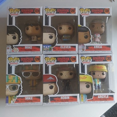 Stranger Things Funko Pop 6 Figuren/NEU ungeöffnet 1239,1297,1298,1299,1301,1302