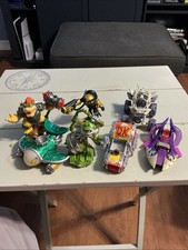 Set Of 7 Superchargers Skylanders  4 Vehicles And 3 Skylanders