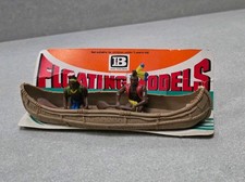 Vintage Britains Herald Floating Models Indian Canoe 