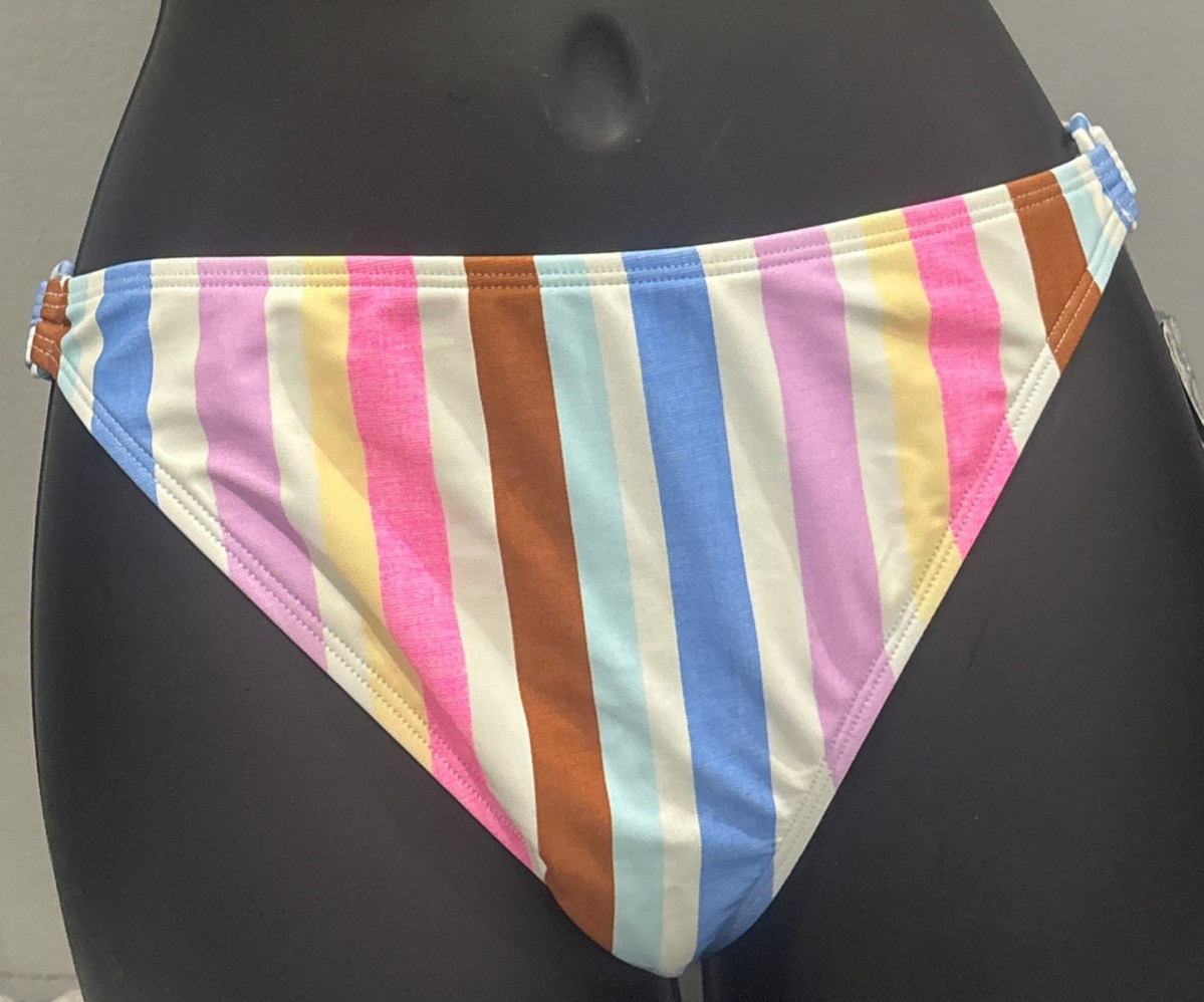 California Waves bikini bottoms large multicolor nwt macys bundle