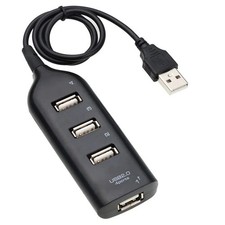 USB 2.0 4 Port Hub Splitter High Speed Multi Expander Adapter for PC Device