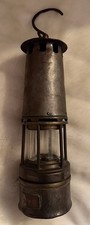 ANCIENNE LAMPE de MINEUR ARRAS VERRE BACCARAT 