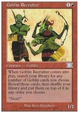 Goblin Recruiter 186 carta