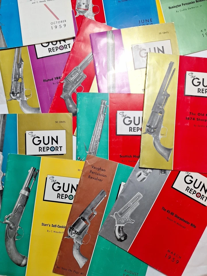 Lot w The Gun Report Magazines 1959 Sharpshooter Titans Colt Highlander + More - Image 3 of 4