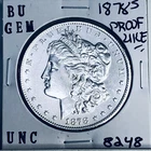 1878 S BU GEM MORGAN SILVER DOLLAR UNC MS+++ U.S. MINT RARE COIN 8248