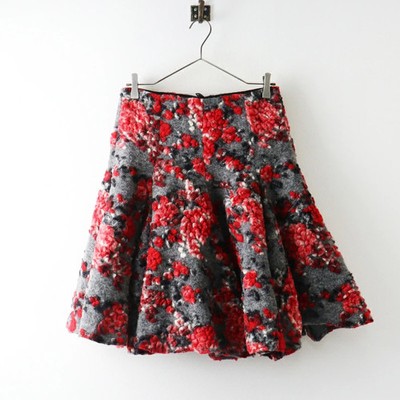 [Limited Time Price] Archive JP Tag Emporio Armani Flower Jacquard Wool Skirt