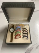 Pre-owned GUCCI Change Bezel Watch 16.5cm M size Bezel 12 colors Vintage Limited