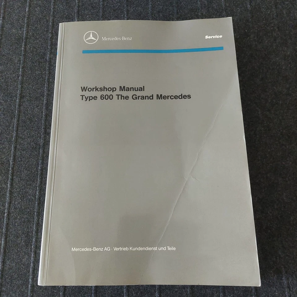 The Grand Mercedes Type 600 W100 Größer Workshop Manual (1986) - 1975 Revision - Bild 1 von 4