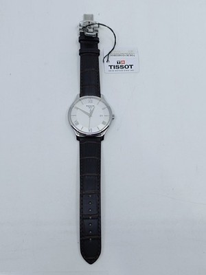 Tissot T063610A Herren Uhr Edelstahl Saphire Leder Datum Ausstellungsstück_0.1_5