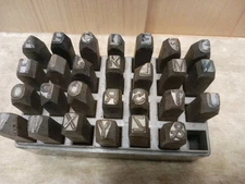 CH Hanson 22400 5/16" Character A-Z  Heavy-Duty Stamp Steel Stamp W Box See Info