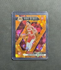 2024-25 Panini Mosaic NBA Debut Zaccharie Risacher RC #269 Orange Ice 34/49