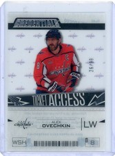 2023-24 Upper Deck Credentials Ticket Access Acetate /99 Alex Ovechkin #TA-AO