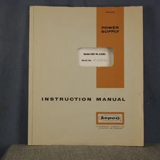 KEPCO Regulated DC Supply ABC-40-0.5 (M) Instruction Manual & Service Info #2