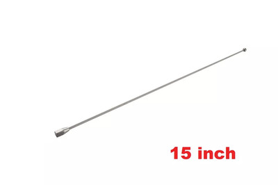 15'' Stainless Steel AM/FM/XM/CB Antenna Mast Radio for Kawasaki Vulcan VN1700